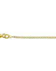 14K Geelgoud Gourmette 4-Zijdes Geslepen 1,4 Mm 19 + 2 Cm (Heren Lengte) 4028073 - PansiteNederland.nl