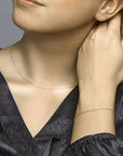 14K Geelgoud Armband Bolletjes 1,3 Mm 16 + 3 Cm 4028269