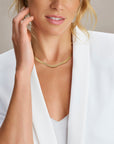 14K Geelgoud Collier 7,5 mm 4028493