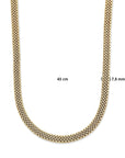 14K Geelgoud Collier 7,5 mm 4028493