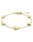 14K Geelgoud Armband Hartjes 17 ‚Äö√Ñ√¨ 19 Cm 4028518 - PansiteNederland.nl