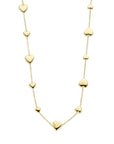 14K geelgoud collier hartjes 42 - 45 cm 4028519 - PansiteNederland.nl
