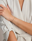 14K Geelgoud Armband Blauw Topaas En London Blue Topaas 17 - 19 Cm 4028524 - PansiteNederland.nl