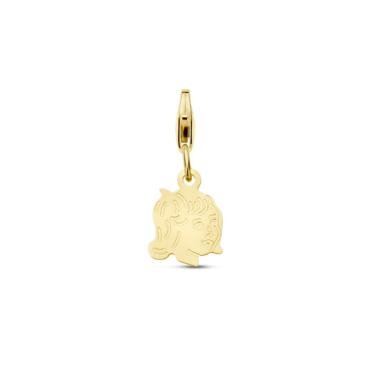14K geelgoud slotbedel meisje 4028527 - PansiteNederland.nl
