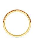14K Geelgoud Ring Met Geboortesteen Granaat Januari 4028549 - PansiteNederland.nl