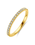14K Geelgoud Ring Met Geboortesteen Zirkonia April 4028564 - PansiteNederland.nl