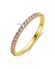 14K Geelgoud Ring Met Geboortesteen Licht Amethist Juni 4028574 - PansiteNederland.nl