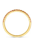 14K Geelgoud Ring Met Geboortesteen Roze Toermalijn Oktober 4028594 - PansiteNederland.nl