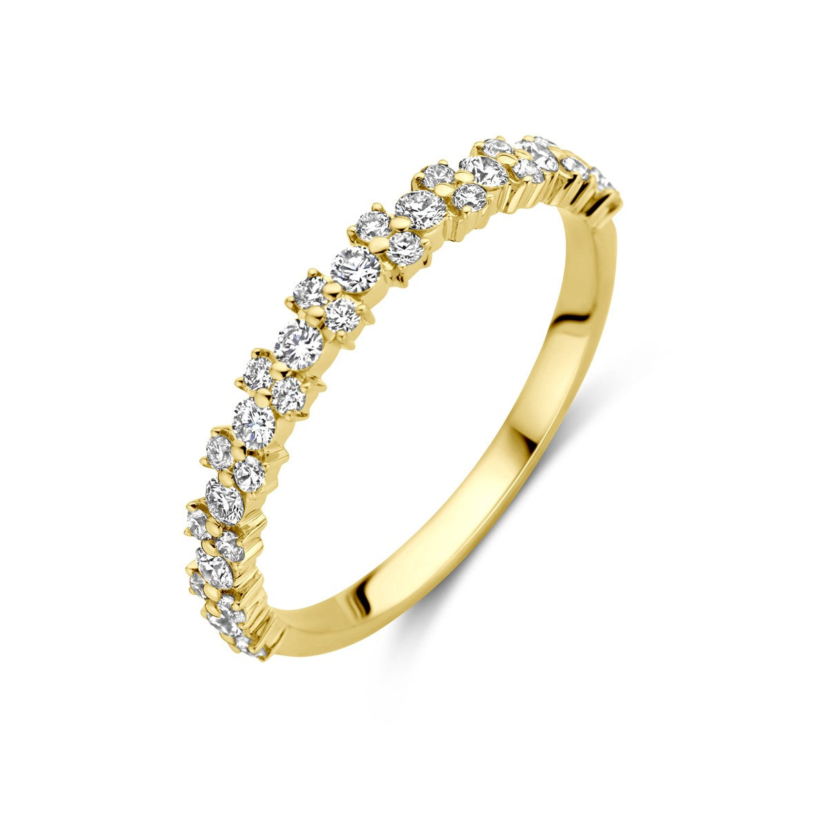 14K Geelgoud Ring Diamant 0.44Ct H Si 4028643 - PansiteNederland.nl