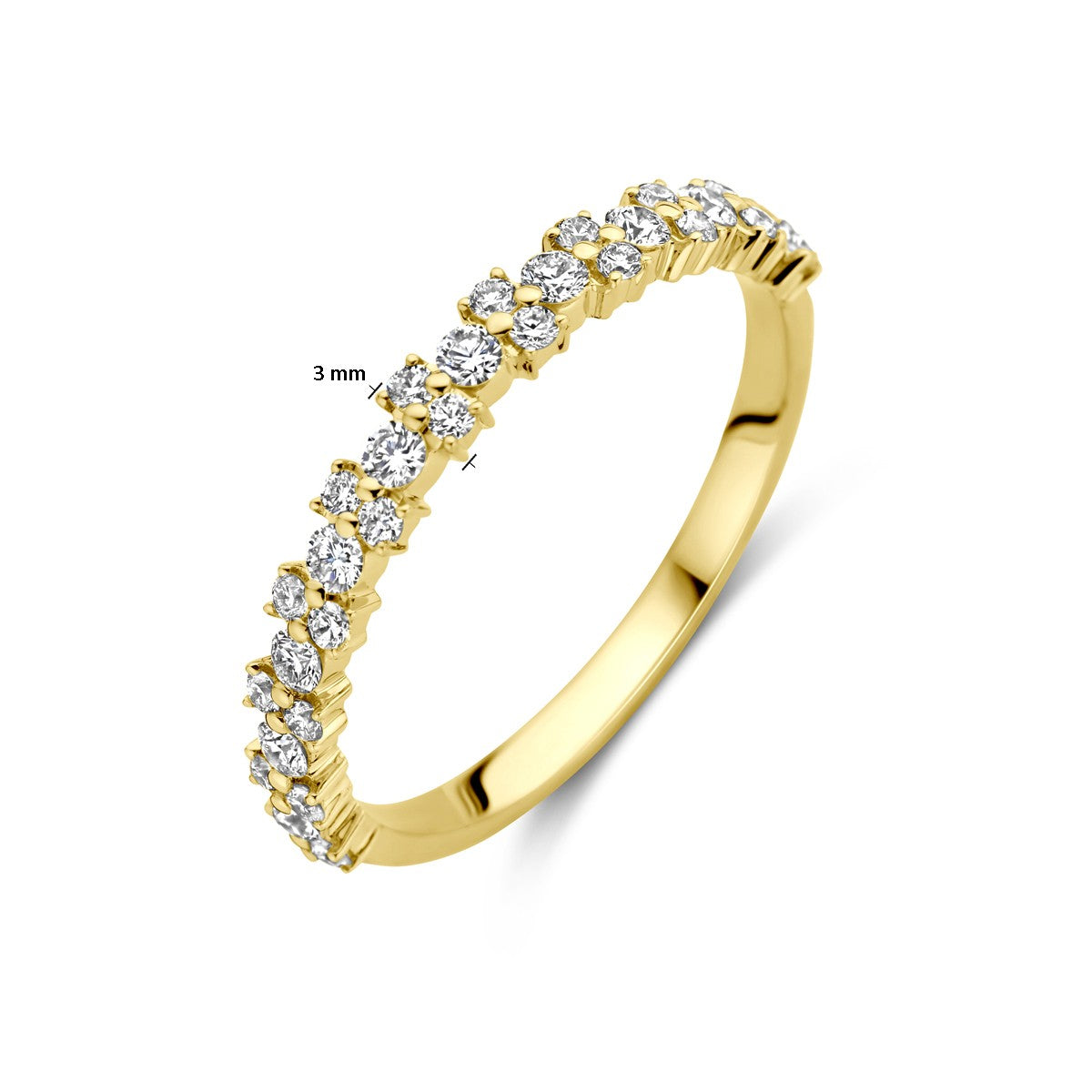 14K Geelgoud Ring Diamant 0.44Ct H Si 4028643 - PansiteNederland.nl