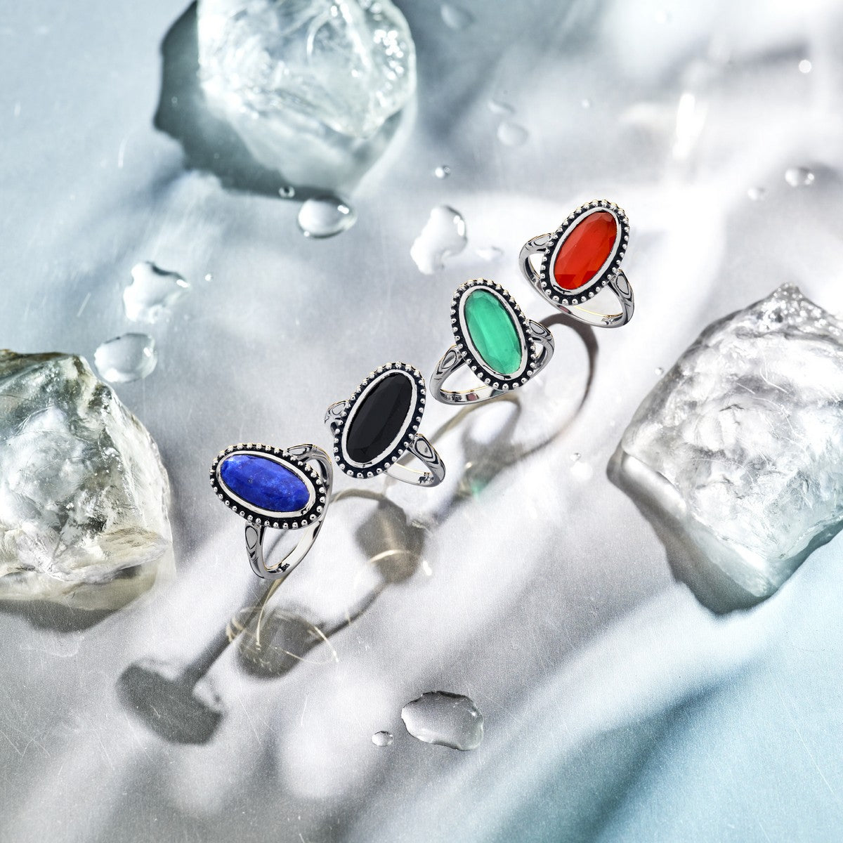 14K Geelgoud Ring Onyx 4028683 - PansiteNederland.nl