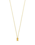 14K geelgoud collier citrien 41 - 43 - 45 cm 4028705
