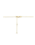 14K geelgoud collier citrien 41 - 43 - 45 cm 4028705