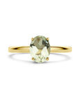 14K Geelgoud Ring Groen Amethist 4028726 - PansiteNederland.nl