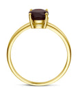 14K Geelgoud Ring Granaat 4028748 - PansiteNederland.nl