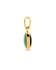 14K geelgoud hanger groen toermalijn 4028790 - PansiteNederland.nl