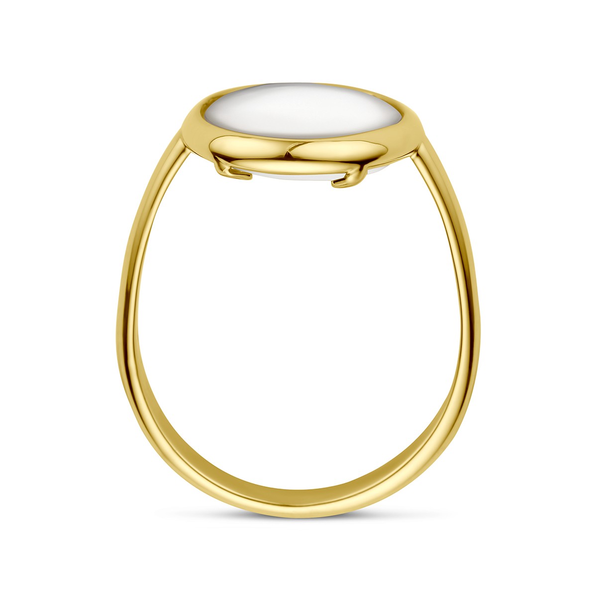 14K Geelgoud Ring Parelmoer 4028813 - PansiteNederland.nl