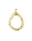 14K geelgoud hanger diamant 0.05ct h si 4028830 - PansiteNederland.nl
