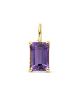 14K geelgoud hanger amethist 4028961 - PansiteNederland.nl