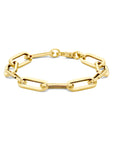 14K Geelgoud Armband Paperclip Vierkante Buis 9,2 Mm 20 Cm 4029002 - PansiteNederland.nl
