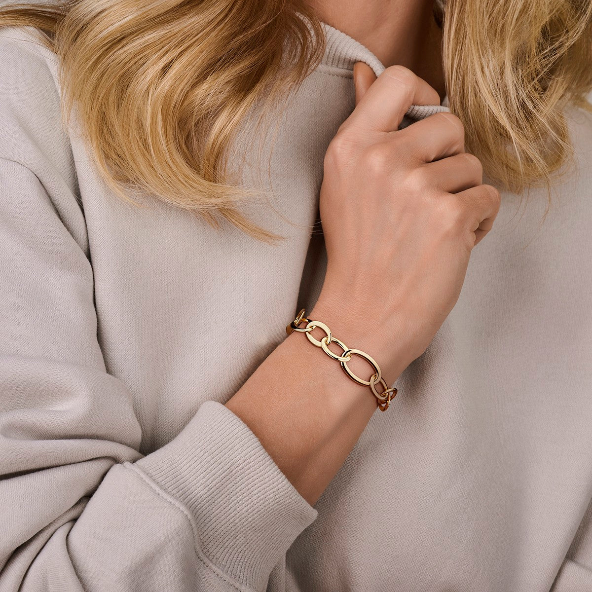 14K Geelgoud Armband 16 Mm 21 Cm 4029105 - PansiteNederland.nl