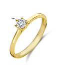 14K Geelgoud Aanzoeksring Diamant 0.20Ct H Si 4029123 - PansiteNederland.nl