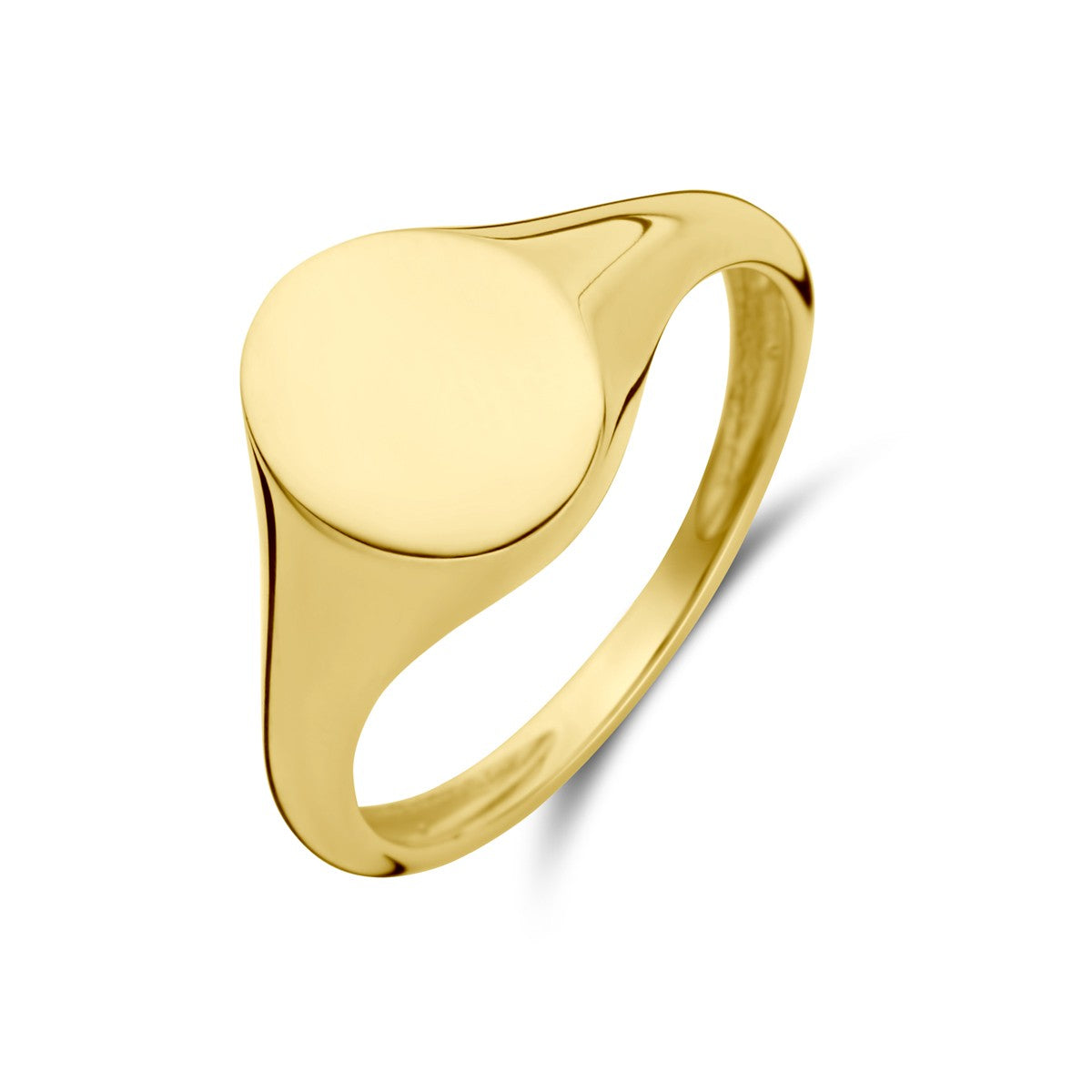 14K Geelgoud Graveerring Ovaal 4029250 - PansiteNederland.nl
