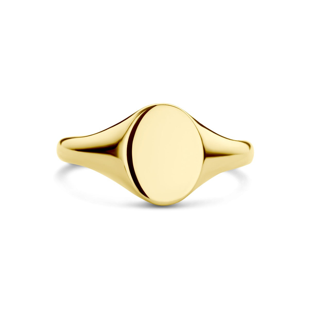 14K Geelgoud Graveerring Ovaal 4029250 - PansiteNederland.nl