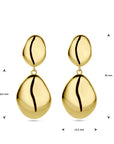 14K Geelgoud Oorhangers Druppel 4029310 - PansiteNederland.nl