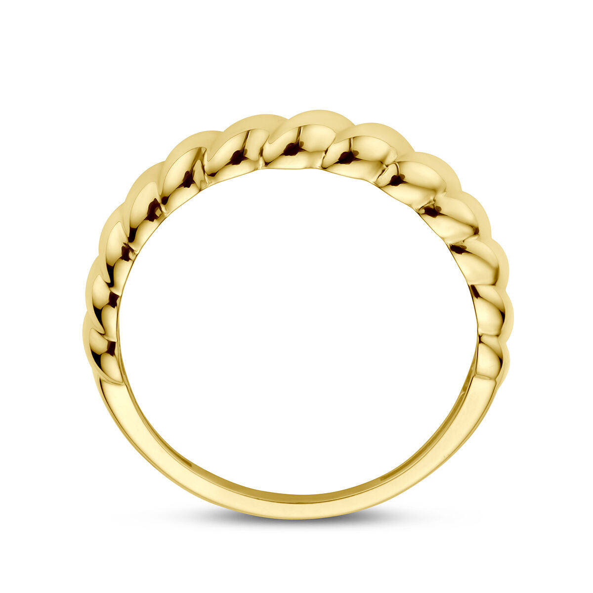 Geelgouden ring gedraaid 14K geelgoud - 4029452, exclusief en kwalitatief hoogwaardig. Ontdek nu!
