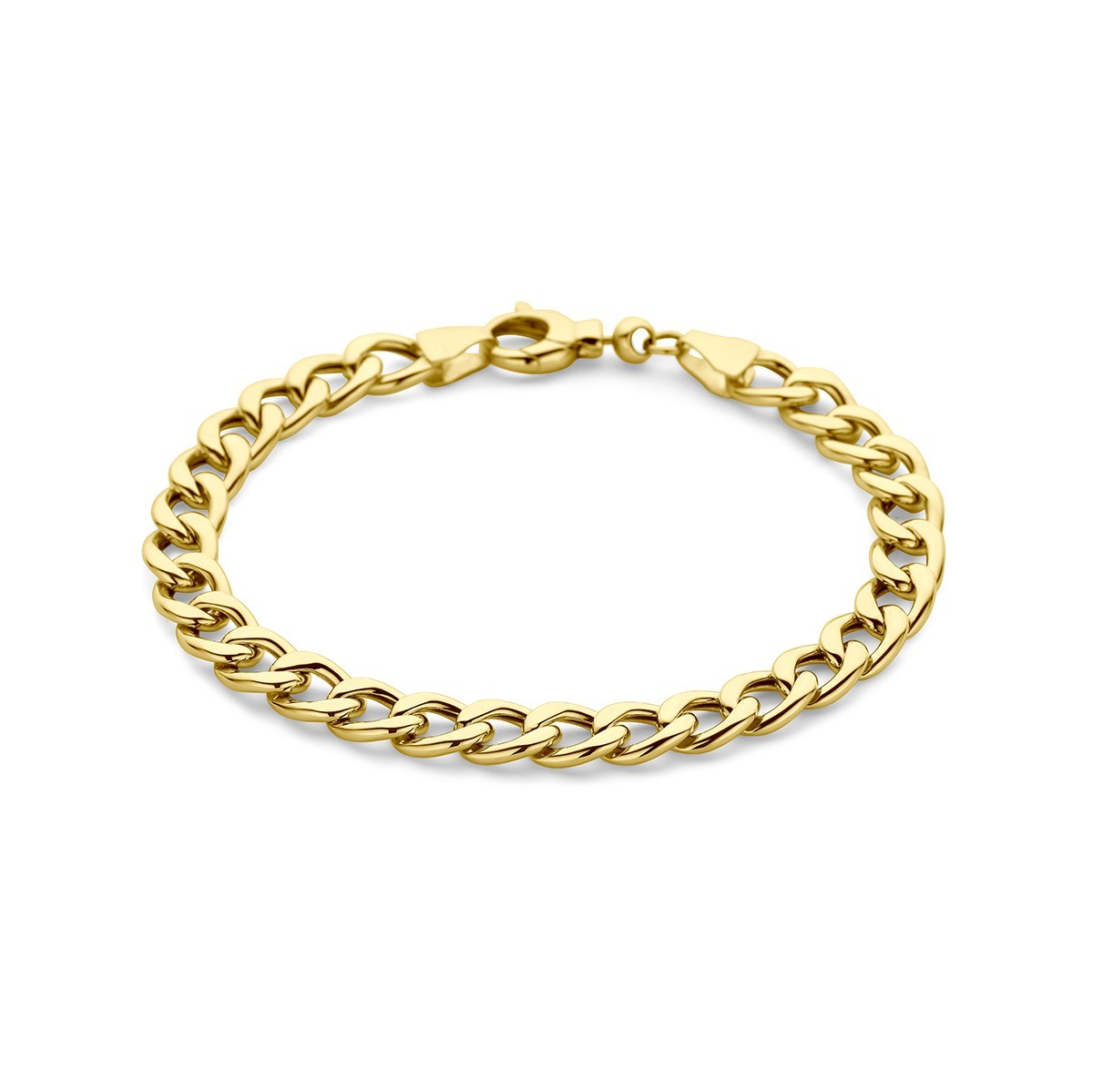 14K Geelgouden armband gourmette 7,0 mm 19 cm 14K geelgoud 4029484, exclusief en kwalitatief hoogwaardig. Ontdek nu!