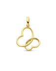 14K geelgoud hanger vlinder 4029491 - PansiteNederland.nl