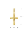 14K geelgoud hanger kruis 4029538