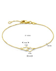 14K Geelgoud Armband Hartjes 17 - 19 Cm 4029632 - PansiteNederland.nl