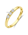 14K Geelgoud Ring Met Zirkonia 4029772 - PansiteNederland.nl