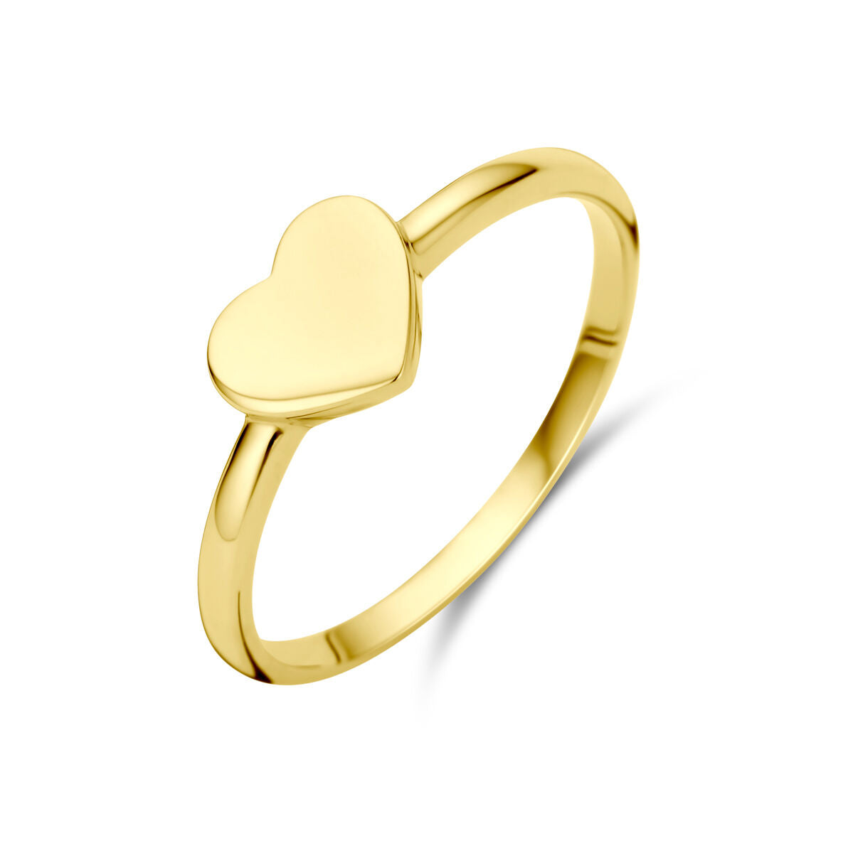 14K geelgouden ring hart 4029846 - PansiteNederland.nl
