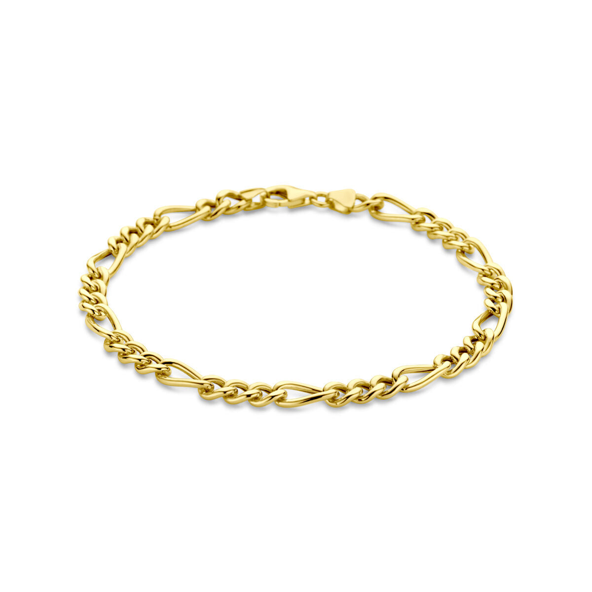 14K Geelgoud Armband Figaro 5,3 Mm 21 Cm 4029860 - PansiteNederland.nl