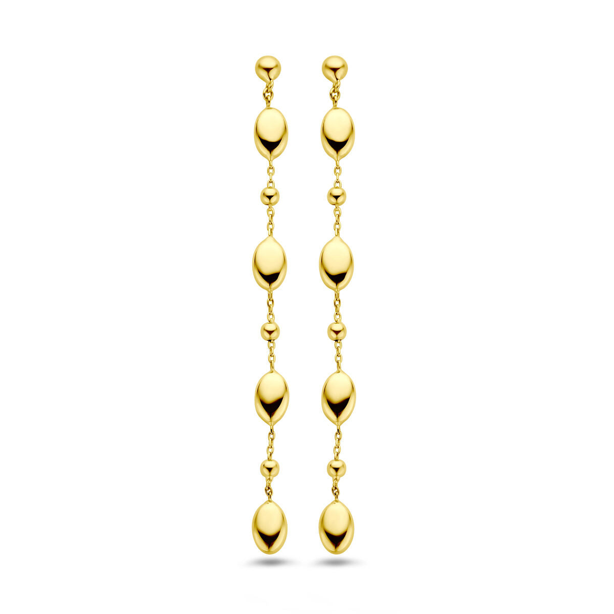 14K Geelgoud Oorhangers 4029942 - PansiteNederland.nl