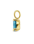 14K geelgoud hanger london blue topaas 4030098 - PansiteNederland.nl
