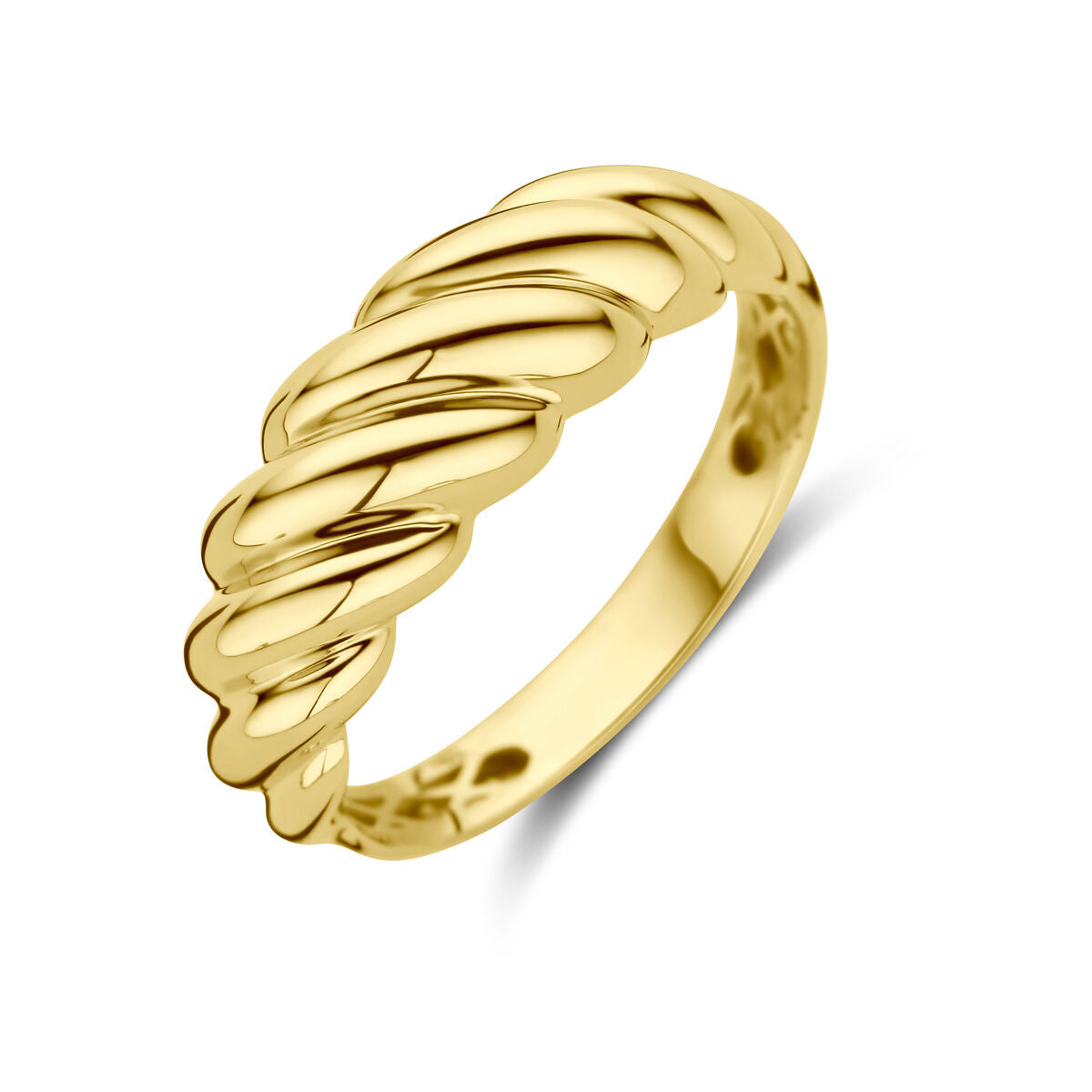 14K Geelgoud Ring Gedraaid 4030439 - PansiteNederland.nl