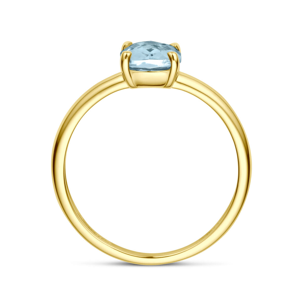 14K Geelgoud Ring Topaas 4030547 - PansiteNederland.nl