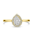 14K Geelgoud Ring Met Zirkonia 4030866 - PansiteNederland.nl