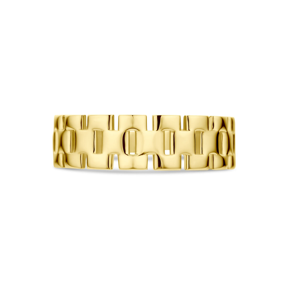 14K Geelgoud Ring Schakel 4030878 - PansiteNederland.nl