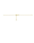14K geelgoud collier roze topaas en zirkonia 40 - 42 - 44 cm 4031232