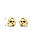 14K geelgoud oorknoppen knoop 5 mm - 4031238 - PansiteNederland.nl