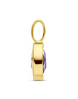 14K geelgoud hanger amethist 4031240 - PansiteNederland.nl