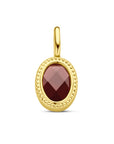 14K geelgoud hanger granaat 4031242 - PansiteNederland.nl
