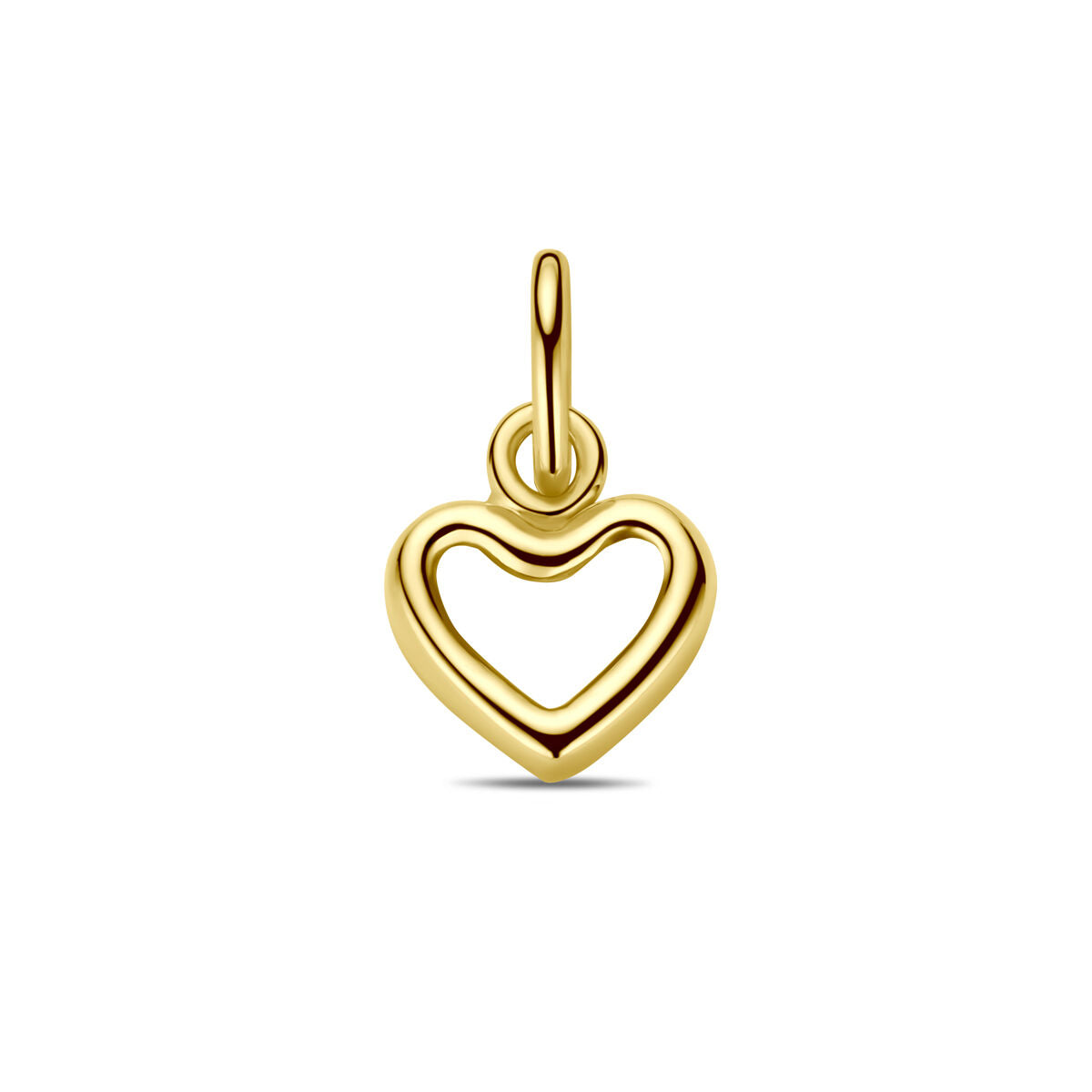 14K geelgoud hanger hart 4031247