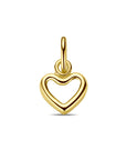 14K geelgoud hanger hart 4031247