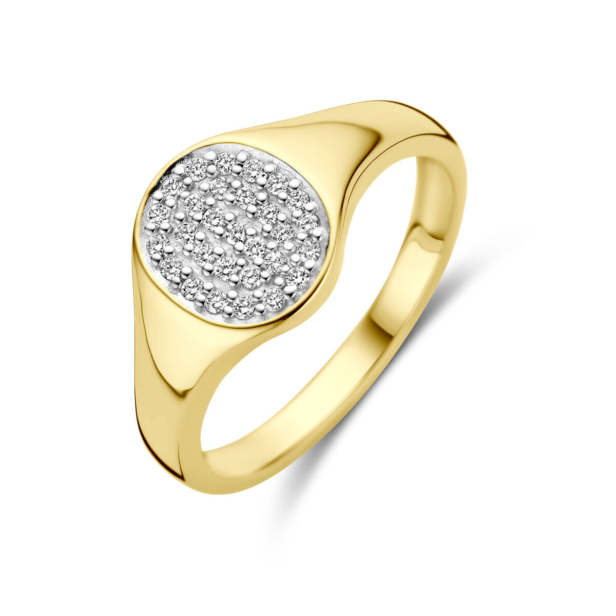 14K Geelgoud Ring Diamant Gestift 0.15Ct H Si 4031429 - PansiteNederland.nl